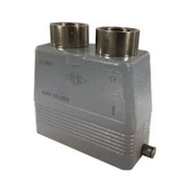 Capot haut profil 2 pivots sortie verticale 2PG21 - gabarit 104.27|Ilme-IL1CAV24L221
