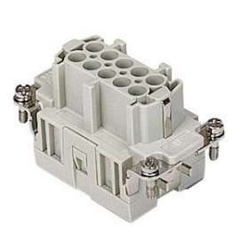 Insert femelle à sertir 10P+T 16A 500V gabarit 57.27|Ilme-IL1CCEF10
