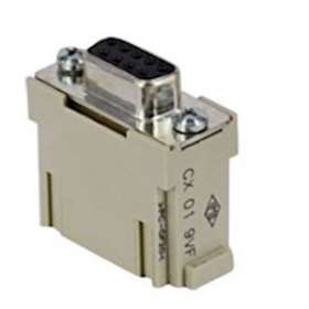 Insert femelle avec connecteur SUB-D 9|Ilme-IL1CX019VF