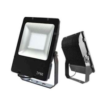 Floodlight Evolve 100W 3000K noir ENEC|-GCHFL100W09B3000