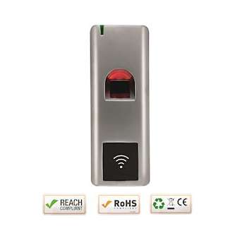 Lecteur bio / RFID ASF1 Métal IP66 125 KHz EM 12V DC 999U 1R C2 W26-44 bits|-IZYASF111C2EM