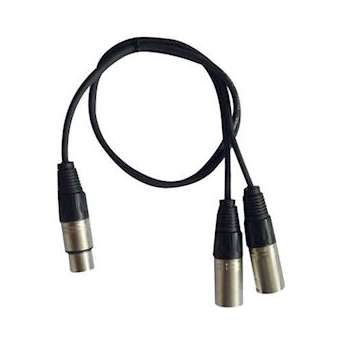 CL-28/0.6, Cordon 1x XLR femelle / 2x XLR mâle - 0,6m|Sonoprof-ONF00015625