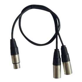 CL-28/0.6, Cordon 1x XLR femelle / 2x XLR mâle - 0,6m|Sonoprof-ONF00015625