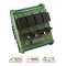 Relais rail DIN 12-30V AC/DC 4 relais / 4 LEDs Max. 250V AC / 10A - 30V DC / 10A