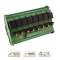 Relais rail DIN 12-30V AC/DC 8 relais / 8 LEDs Max. 250V AC / 10A - 30V DC / 10A