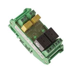 Relais rail DIN 230V AC 2 relais / 2 LEDs Max. 250V AC / 10A - 30V DC / 10A|-IZYRMDX23002