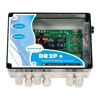 COFFRET POUR 2 POMPES DE RELEVAGE MONO DR2P+ 6A MONO|Jetly-JTY474018