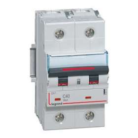Disjoncteur DX³ 36kA arrivée haute/départ bas vis 2P 40A - courbe C - 3 mod|Legrand-LEG410012