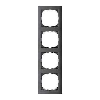 System M - M-pure cadre quadruple an thracite|Schneider Electric-SCHMTN4040-3614