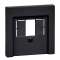 Enjoliveur M-Plan de prise HP avec ouverture rectangulaire, anthracite|Schneider Electric-SCHMTN297914