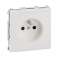 Merten Artec - prise 2P+T - NF - borne auto - blanc polaire brillant|Schneider Electric-SCHMTN2500-4019