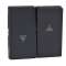 Enjoliveur M-Plan pour interrupteur et poussoir pour volet roulant anthracite|Schneider Electric-SCHMTN435514