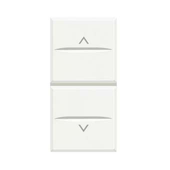 Inverseur à position fixe pour volets roulants Axolute - White - 2 modules|Bticino-TICHD4027M2