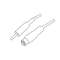Cordon liaison jack 6.35m-din