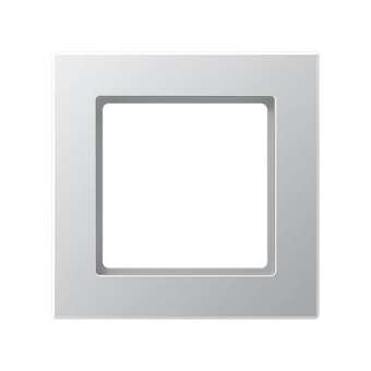 Cadre 1 poste / Acréation Aluminium|Jung france-IUNAC581AL