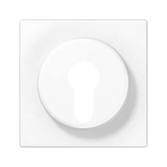 Enjoliveur pour IN et BP à clé version haute / LS 990 Blanc|Jung france-IUNLS928WW