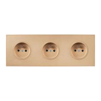 Façade DESIR DORE SOFT TOUCH TRIPLE HORIZONTALE PC PC PC|Modelec-MD8310-814