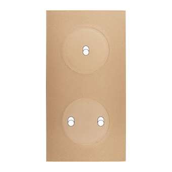 Façade DESIR DORE SOFT TOUCH DOUBLE VERTICALE B1 B2|Modelec-MD8155-814