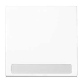 Enjoliveur simple touche porte étiquette / LS 990 Blanc|Jung france-IUNLS990NAWW