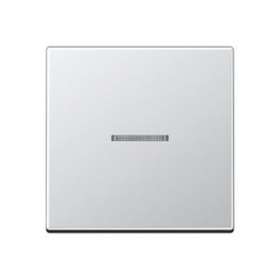 Enjo simple touche à voyant / A 500 Aluminium|Jung france-IUNA590KO5AL