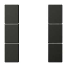Kit touche complet 3 voies F50 / LS 990 Titane Anthracite|Jung france-IUNAL2503TSAAN