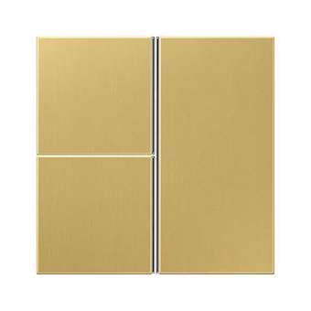 Kit touche complet 3 voies pour platine F40 / LS 990 Laiton doré|Jung france-IUNME2403TSAC