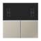 Kit touche pour régulateur KNX 4093KRMTSD / LS 990 Métal Inox