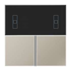 Kit touche pour régulateur KNX 4093KRMTSD / LS 990 Métal Inox|Jung france-IUNES4093TSA