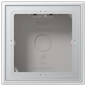 Boîtier saillie avec cadre 1 poste / LS 990 Aluminium laqué|Jung france-IUNAL2581A-L