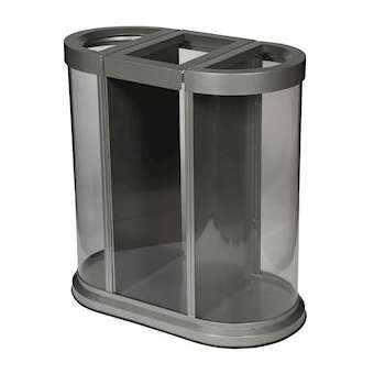 STATION tri sélectif transparente|JVD-JVD8991431