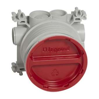 Boîte d'encastrement simple prise de sol pour béton hauteurs chape 50mm à 80mm|Legrand-LEG081988