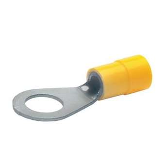 Cosse pré-isolée jaune à plage ronde section 4 à 6mm² bornage M12|Klauke-KKE650-12