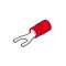 Cosse préisolée fourche rouge (0,25 à 1,5 mm²) - Diam. 5 mm|Cembre-CMBRP-U5