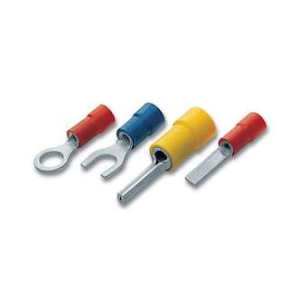 Cosse préisolée fourche rouge (0,25 à 1,5 mm²) - Diam. 5 mm|Cembre-CMBRP-U5-1
