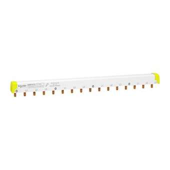 Acti9 iC60 - peigne de raccordement à dents - 4P - 100A - 16 modules de 18mm|Schneider Electric-SCHA9XPH416