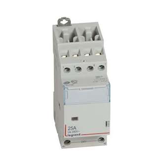 Contacteur de puissance bobine 230V~ - 4P - 400V~~ - 25 A - 2O+2F - 2 modules|Legrand-LEG412533