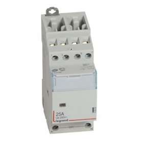 Contacteur de puissance bobine 230V~ - 4P - 400V~~ - 25 A - 2O+2F - 2 modules|Legrand-LEG412533