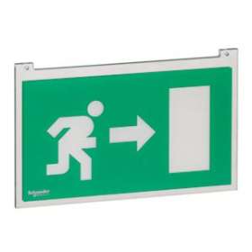 Ecran polycarbonate pour bloc à tranche à led - simple face - flèche droite|Schneider Electric-SCHOVA58933