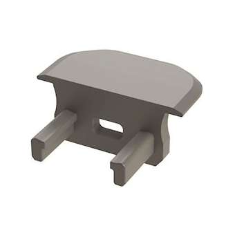 Embout type B arrondi avec trou Inox|Lucibel-LCLEC-B-BASIC8