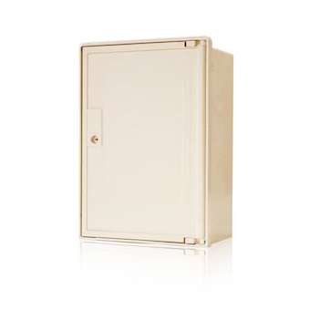 Coffret + platine pour compteur et disjoncteur triphasé - Sigle Eclair|Maec-MAE0252071