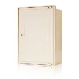 Coffret + platine pour compteur et disjoncteur triphasé - Sigle Eclair|Maec-MAE0252071