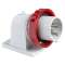 PratiKa - socle de connecteur industriel - 16 A - 3P+N+T - 380-415 V CA - IP67