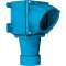 Boitier Métal bleu Size.5 +manchon incliné 30D M63
