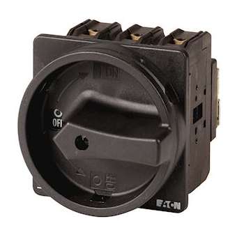 Inter. général, tripolaire + 1F+1O, 63 A, verrouillable, encastré|Eaton industries-EONP3-63-EA-SVB-SW-HI11