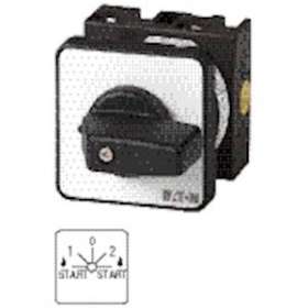 Commutateur étoile-triangle, cont.: 8, 20A, Y-0-D, 60DEG, à accrochage, encastré|Eaton industries-EONT0-4-8417-E