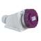 PratiKa - socle de prise industrielle - 32 A - 2P - 20-25 V CA - IP67