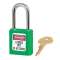 Cadenas Zenex Vert - Clé identique - Retenue de clé - Anse 38 mm dia 6 mm|Master lock europe-SKP410KAGRN