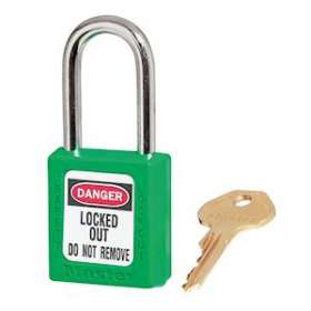 Cadenas Zenex Vert - Clé identique - Retenue de clé - Anse 38 mm dia 6 mm|Master lock europe-SKP410KAGRN