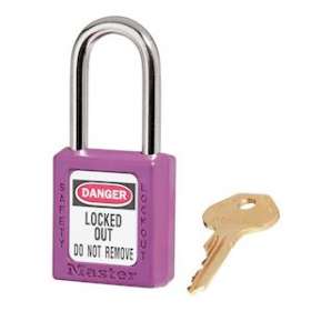 Cadenas Zenex Violet - Clé identique - Retenue de clé - Anse 38 mm dia 6 mm|Master lock europe-SKP410KAPRP