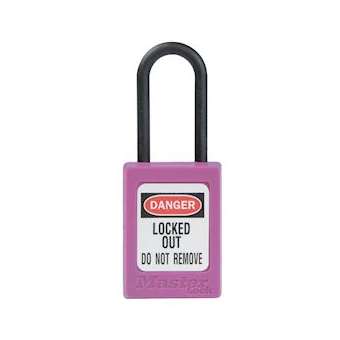 Cadenas Zenex Violet - Anse nylon - Clé variée - Sans Retenue clé - Dia 4,76mm|Master lock europe-SKPS32PRP